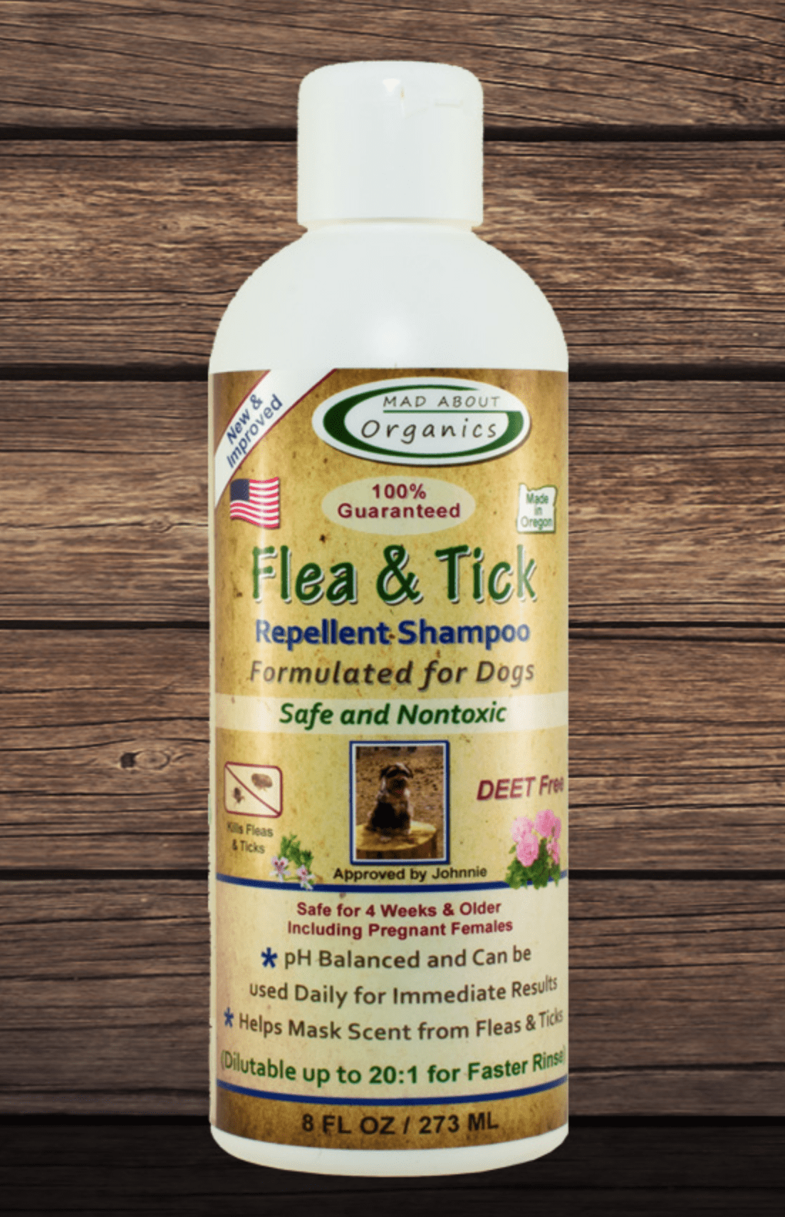 Mad About Organics Dog Flea/Tick shampoo
