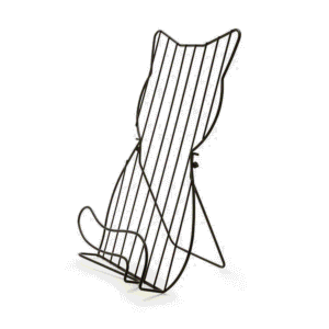 Kikkerland Metal Cat Book Stand
