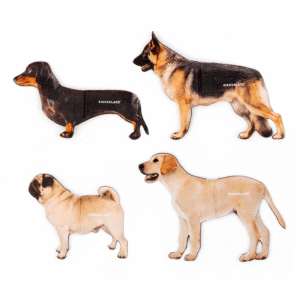 Kikkerland Dog Magnetic Bookmarks set of 4