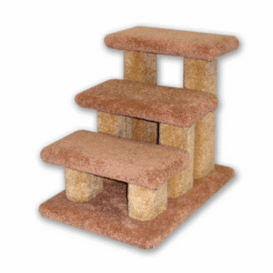 Beatrise Carpeted Steps 3-step