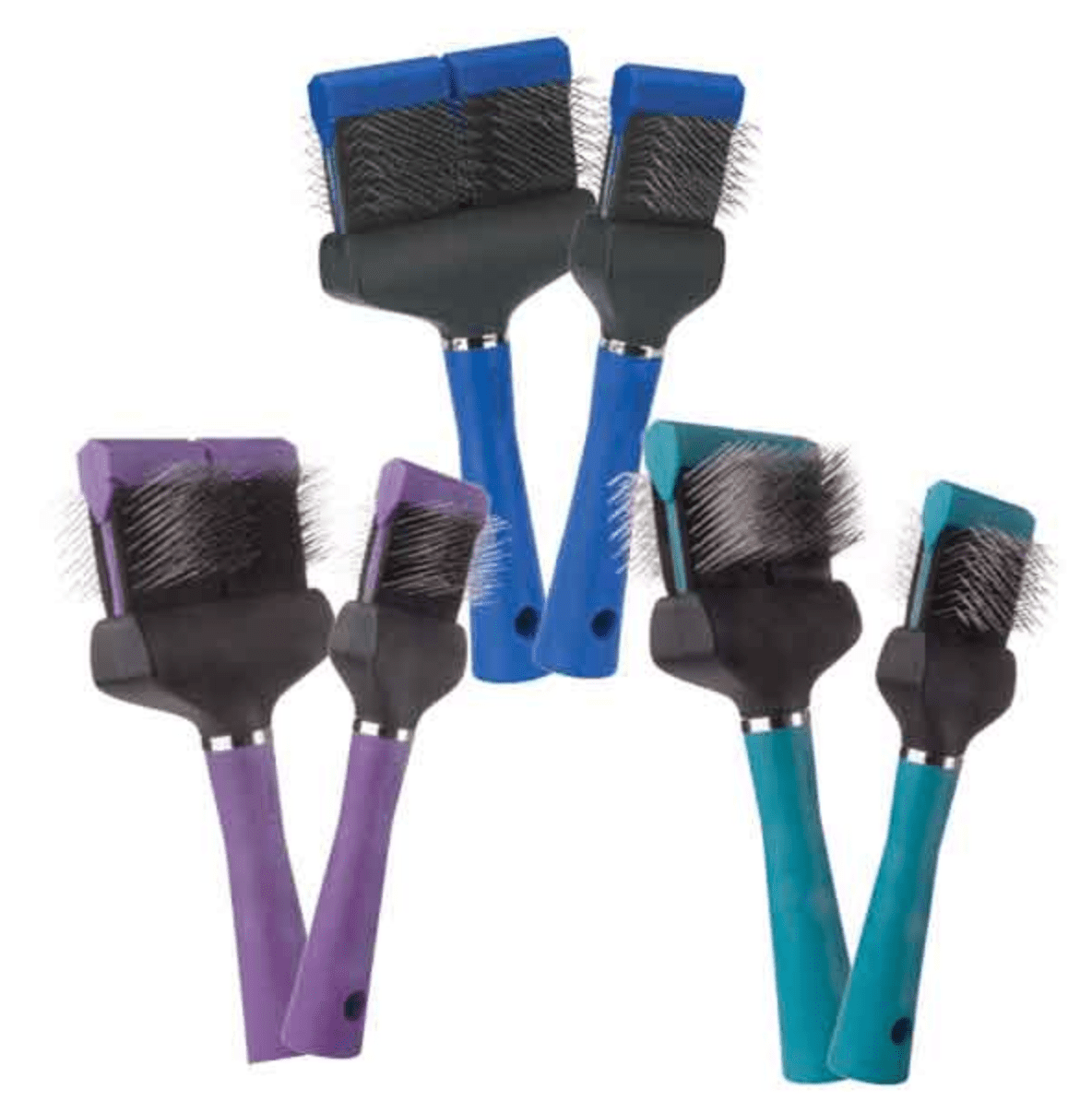 Master Grooming Tools Flexible Slicker Brush Double - Image 3