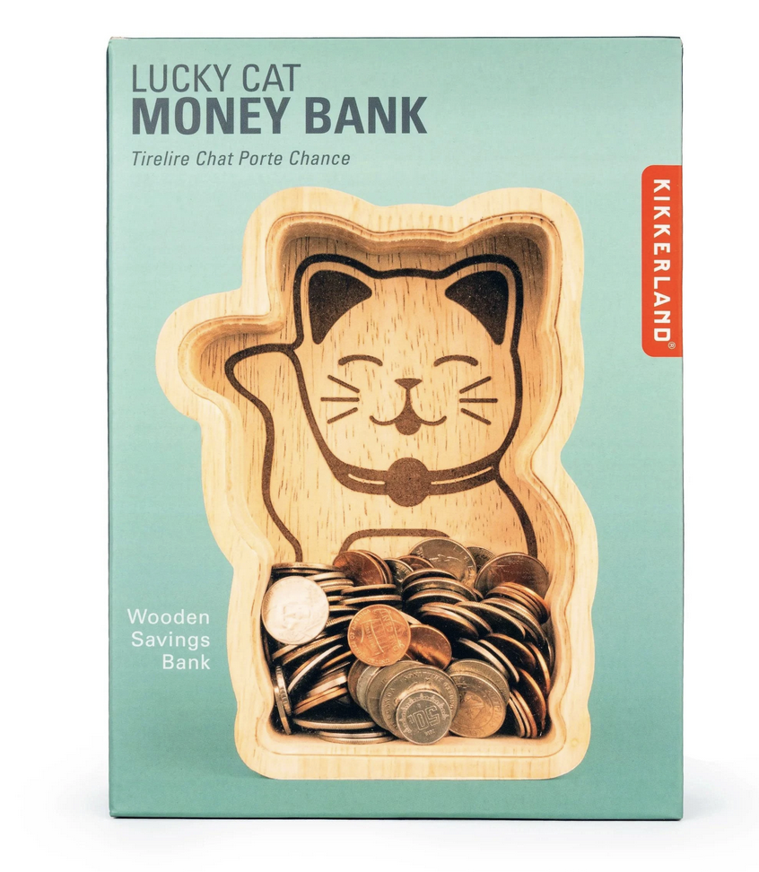 Kikkerland Lucky Cat Money Bank - Image 2
