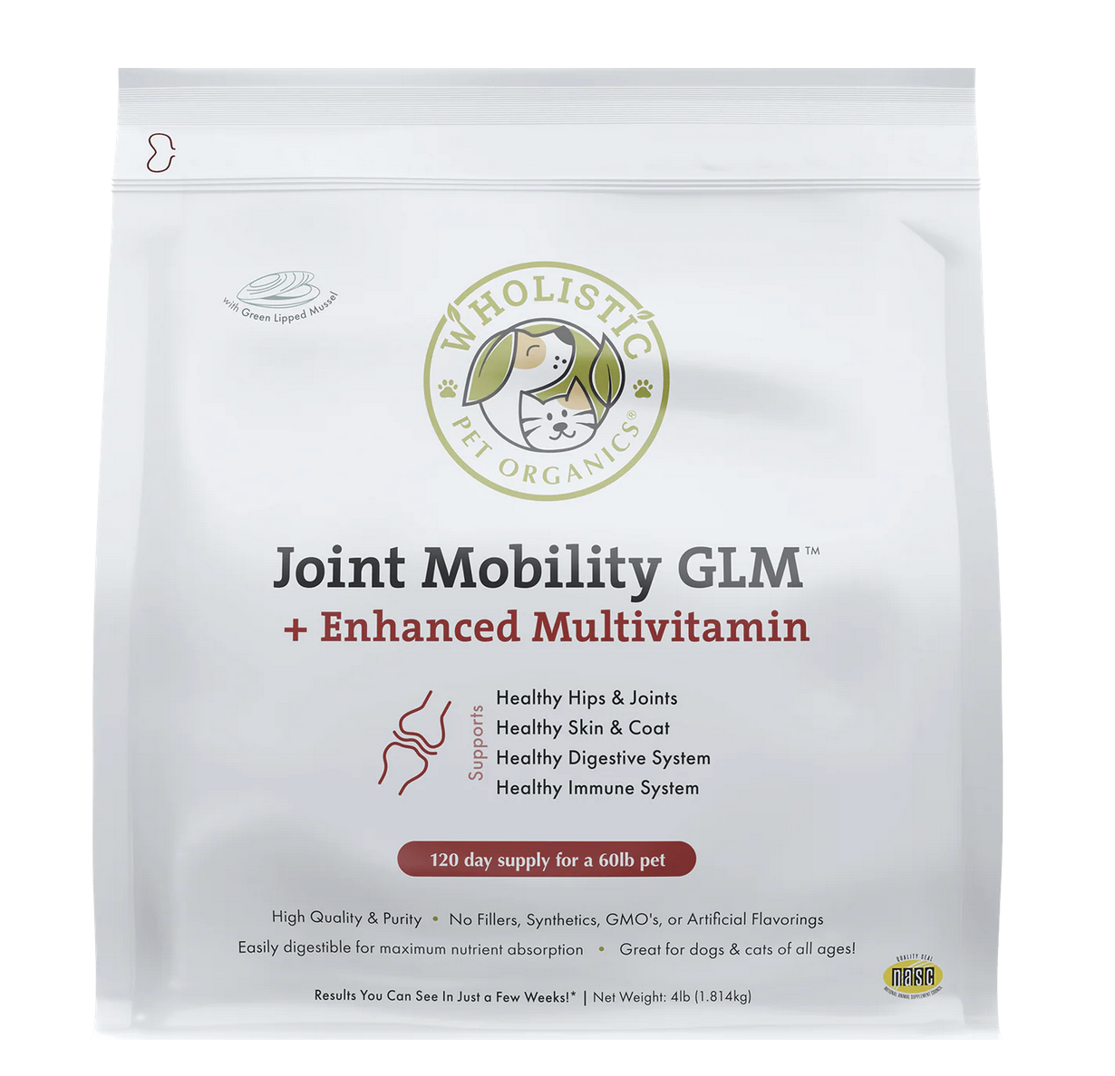 Wholistic Pet Organics Joint Mobility GLM - Image 3