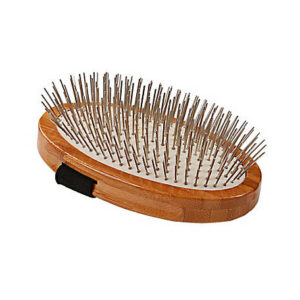 Bass Brush A6 Oval Wire Pin Groomer palm style