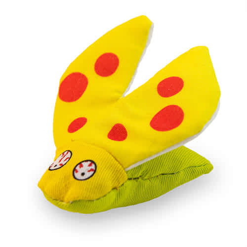 Ducky World Yeowww! Lady Krinkle Bug Cat Toy