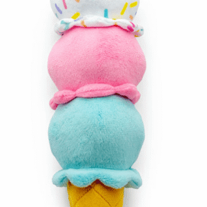 ThoozyPet Birthday 3-scoop Ice Cream Cone Plush Toy 12"