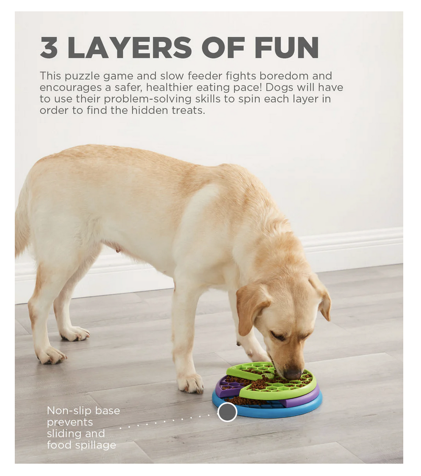 Nina Ottosson Dog Lickin' Layers Interactive Treat Puzzle Toy Level 2 - Image 5