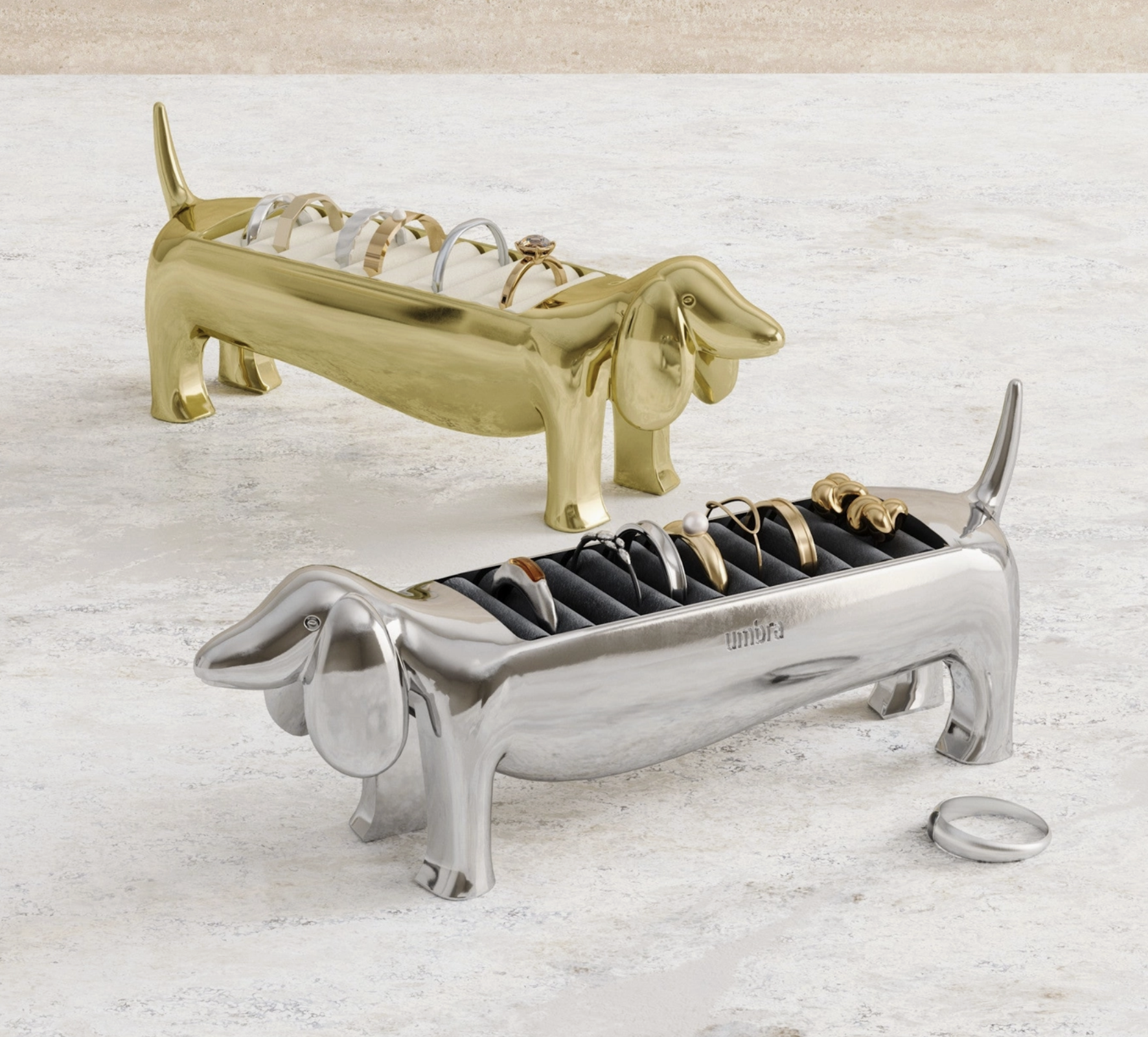 Umbra Dachshund Dog Ring Holder