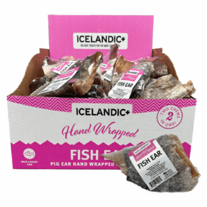 Icelandic Pig Ear Wrapped with Cod Fish