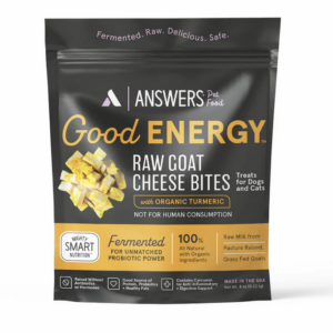 Answers Good Energy Raw Frozen Goat Cheese Bites