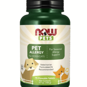 NOW Pets Pet Allergy Chewable Tablets for dogs & cats