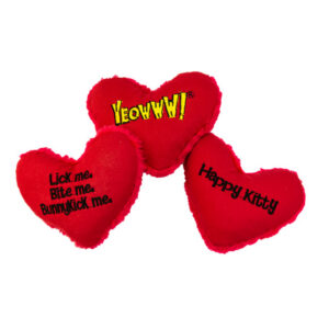 Ducky World Yeowww! Heart Catnip Cat Toy