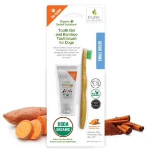 Pure & Natural Pet Organic Dental Solution Kit For Dogs