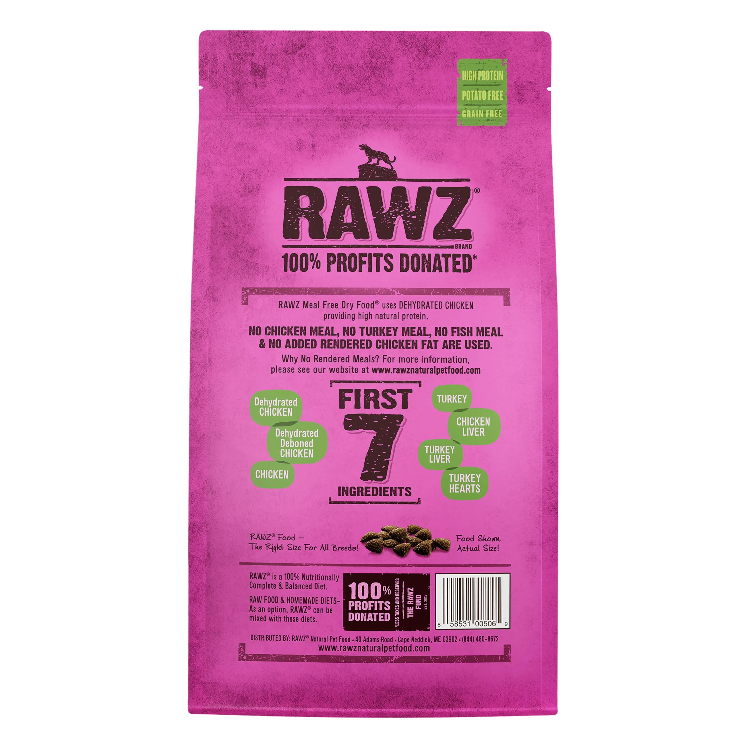 Rawz Limited Ingredient Chicken & Turkey Dry Cat Food - Image 2