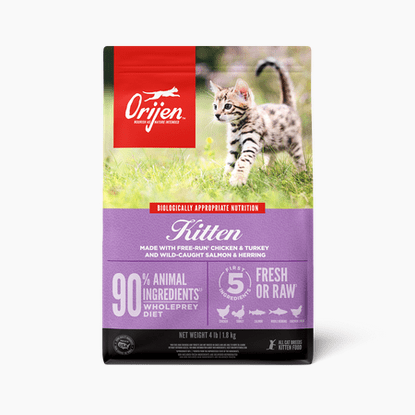 Orijen Grain Free Kitten Dry Cat Food 4lbs