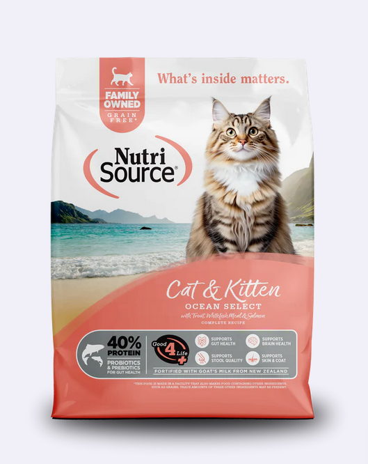 Nutrisource Grain Free Cat & Kitten Ocean Select Dry Cat Food