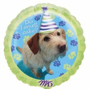 Party Pups Do I Smell Cake? Birthday Balloon