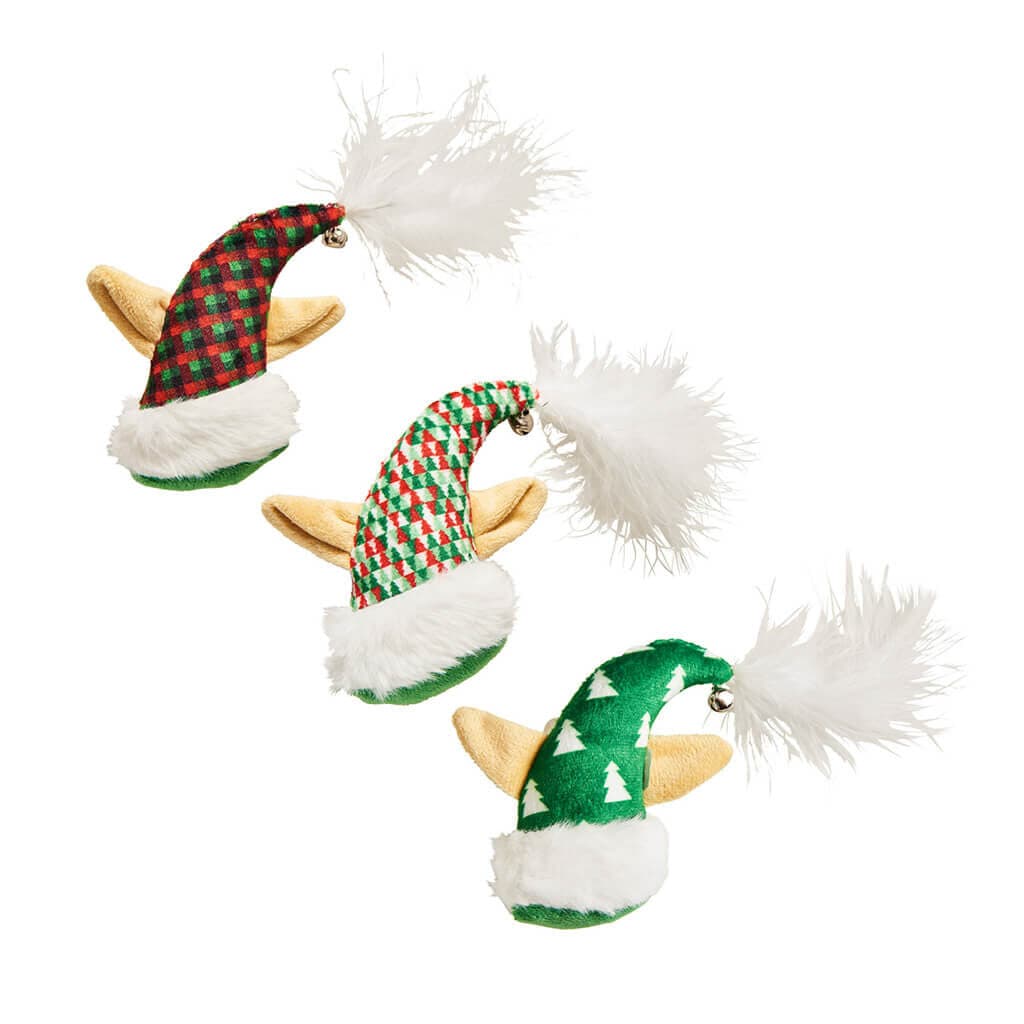 Ethical Products Holiday Elf Hat Cat Toy