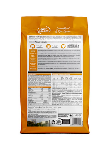 Nutrisource Lamb Meal & Rice Dry Dog Food - Image 2