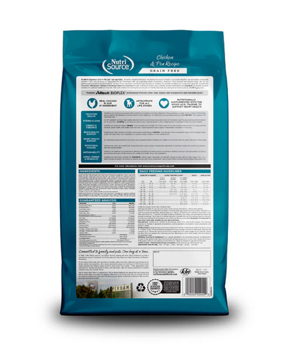 NutriSource Grain-Free Chicken & Pea Dry Dog Food - Image 2