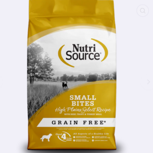 Nutrisource Grain Free Small Bites High Plains Dry Dog Food