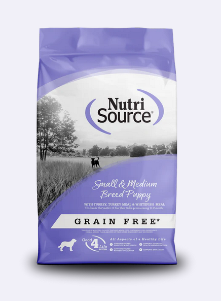 Nutrisource Grain Free Small & Medium Breed Puppy Dry Dog Food