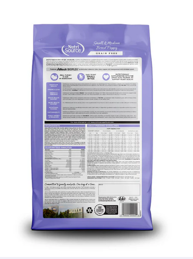 Nutrisource Grain Free Small & Medium Breed Puppy Dry Dog Food - Image 2