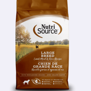 NutriSource Large Breed Lamb & Rice Dry Dog Food 26lbs