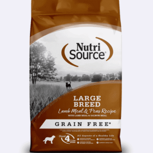 NutriSource Grain Free Large Breed Lamb & Pea Dry Dog Food 26lbs