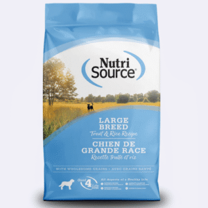 NutriSource Large Breed Trout & Rice Dry Dog Food 26lbs