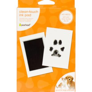 Pearhead Pet Pawprint Clean-Touch Ink Pad - black