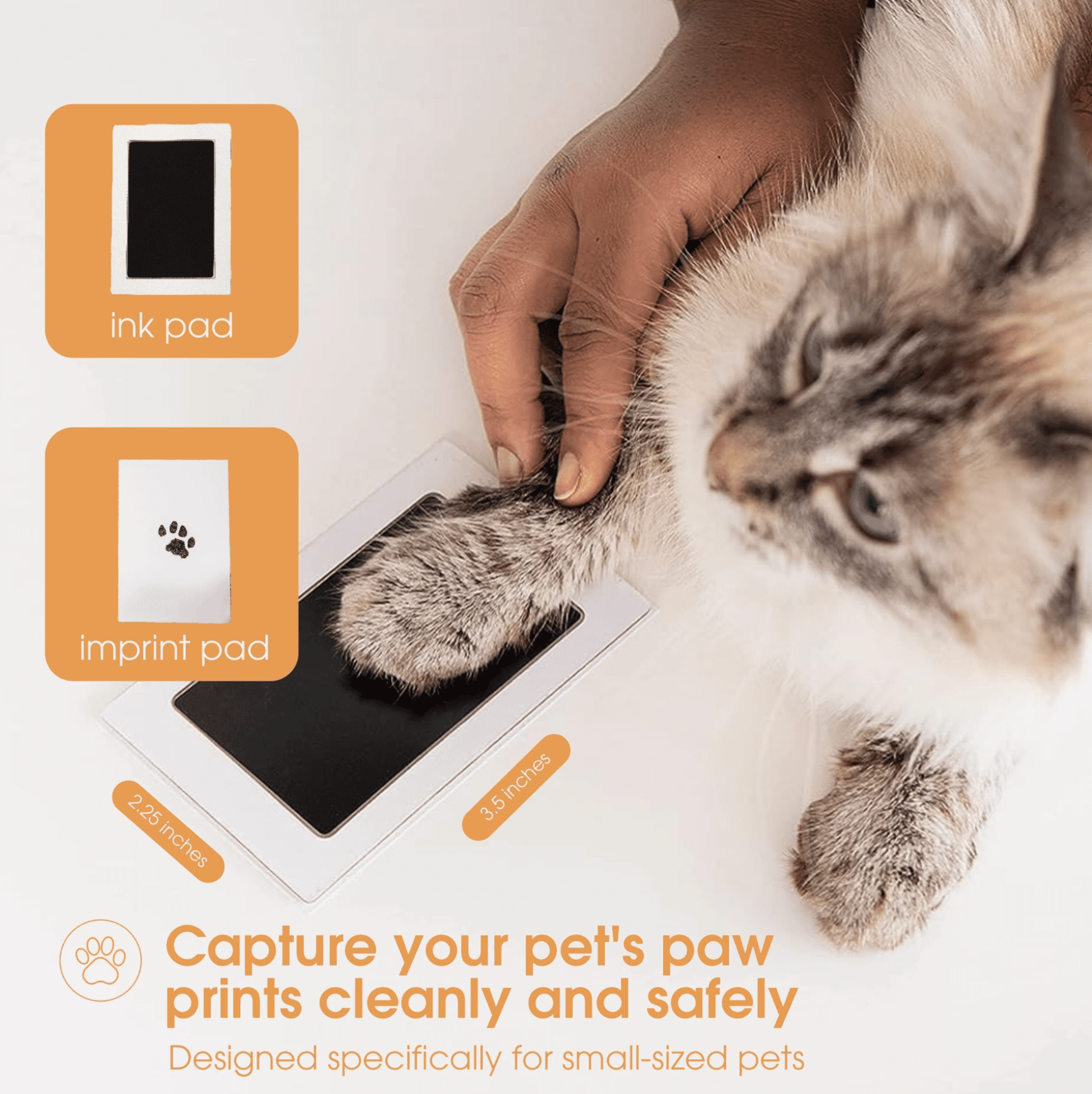 Pearhead Pet Pawprint Clean-Touch Ink Pad - black - Image 4