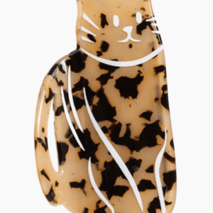 Pearhead Cat Design Hair Claw Clip