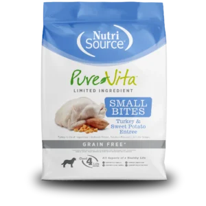 PureVita Small Bites Grain Free Turkey Entree Dry Dog Food