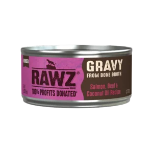 Rawz Salmon & Beef/Coconut Oil Gravy Wet Cat Food