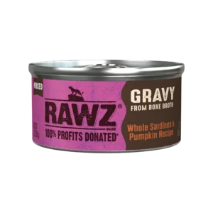 Rawz Whole Sardines & Pumpkin Gravy Wet Cat Food