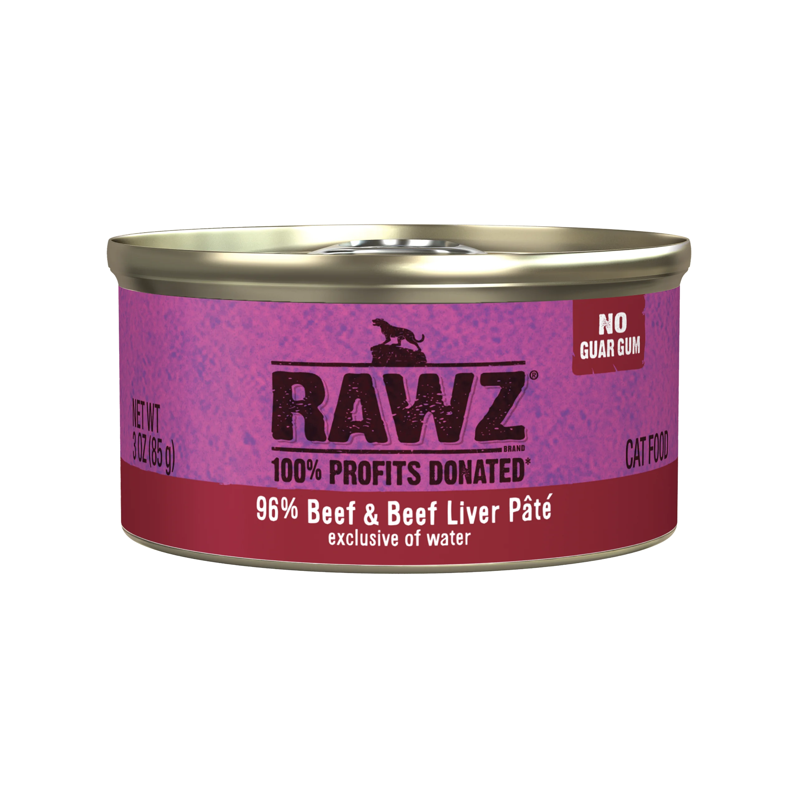 Rawz 96% Beef & Beef Liver Pate Wet Cat Food - Image 2