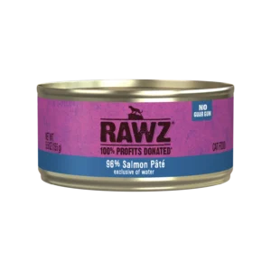 Rawz 96% Salmon Pate Wet Cat Food