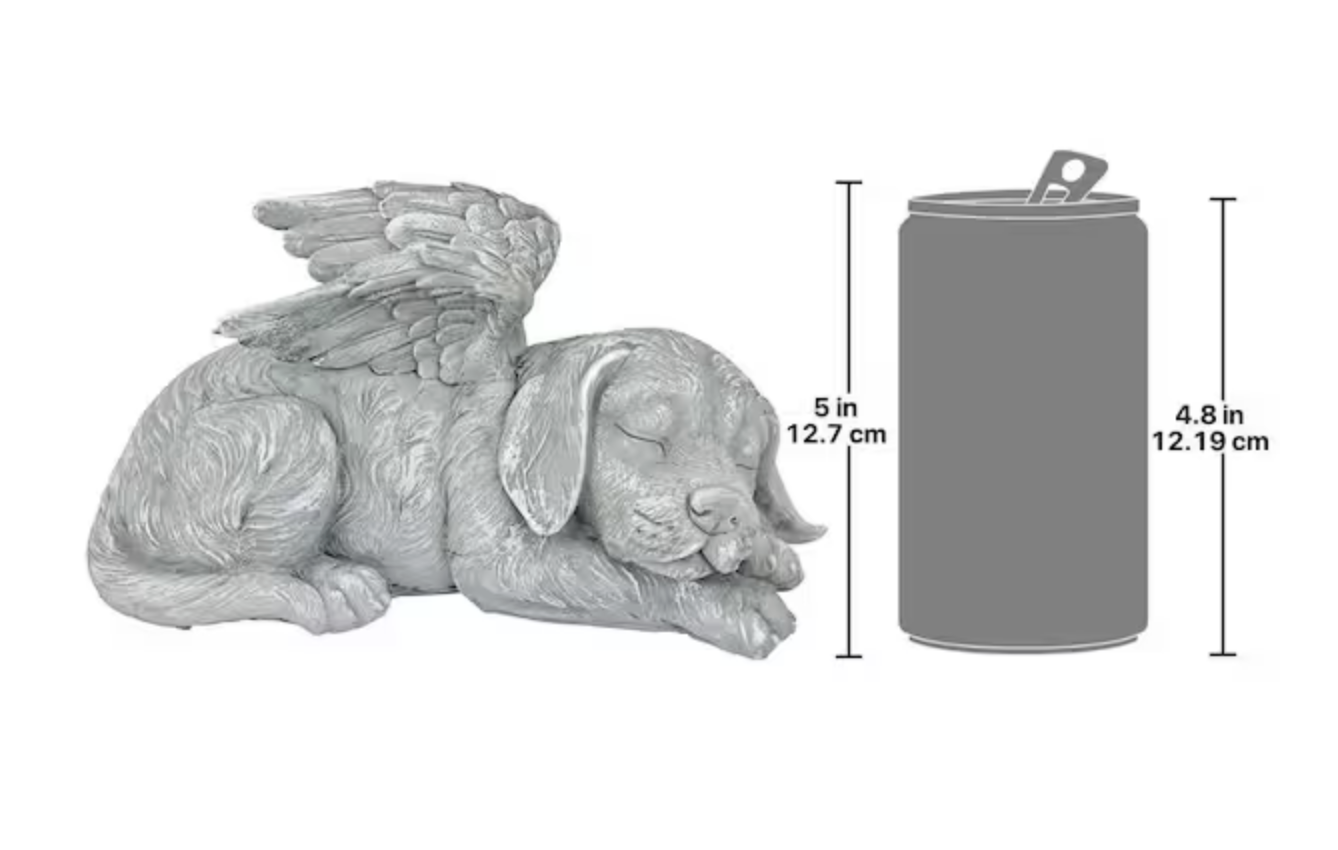Design Toscano Memorial Angel Sleeping Dog statue - Image 2