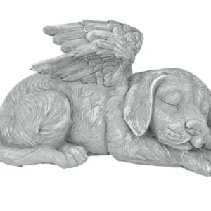 Design Toscano Memorial Angel Sleeping Dog statue