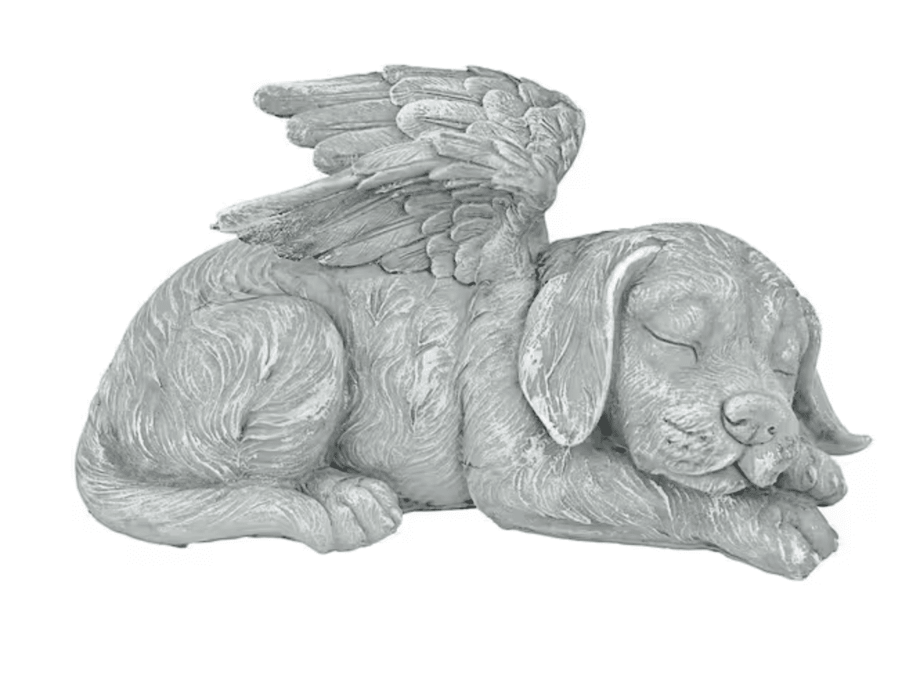 Design Toscano Memorial Angel Sleeping Dog statue