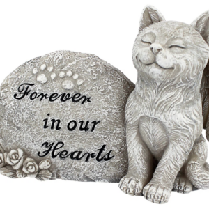 Design Toscano Forever in Our Heart Cat statue