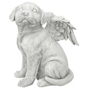 Design Toscano Memorial Dog statue with Wings
